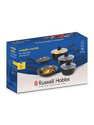 Russell Hobbs Classic Collection 5 Piece Stainless Steel Pan Set