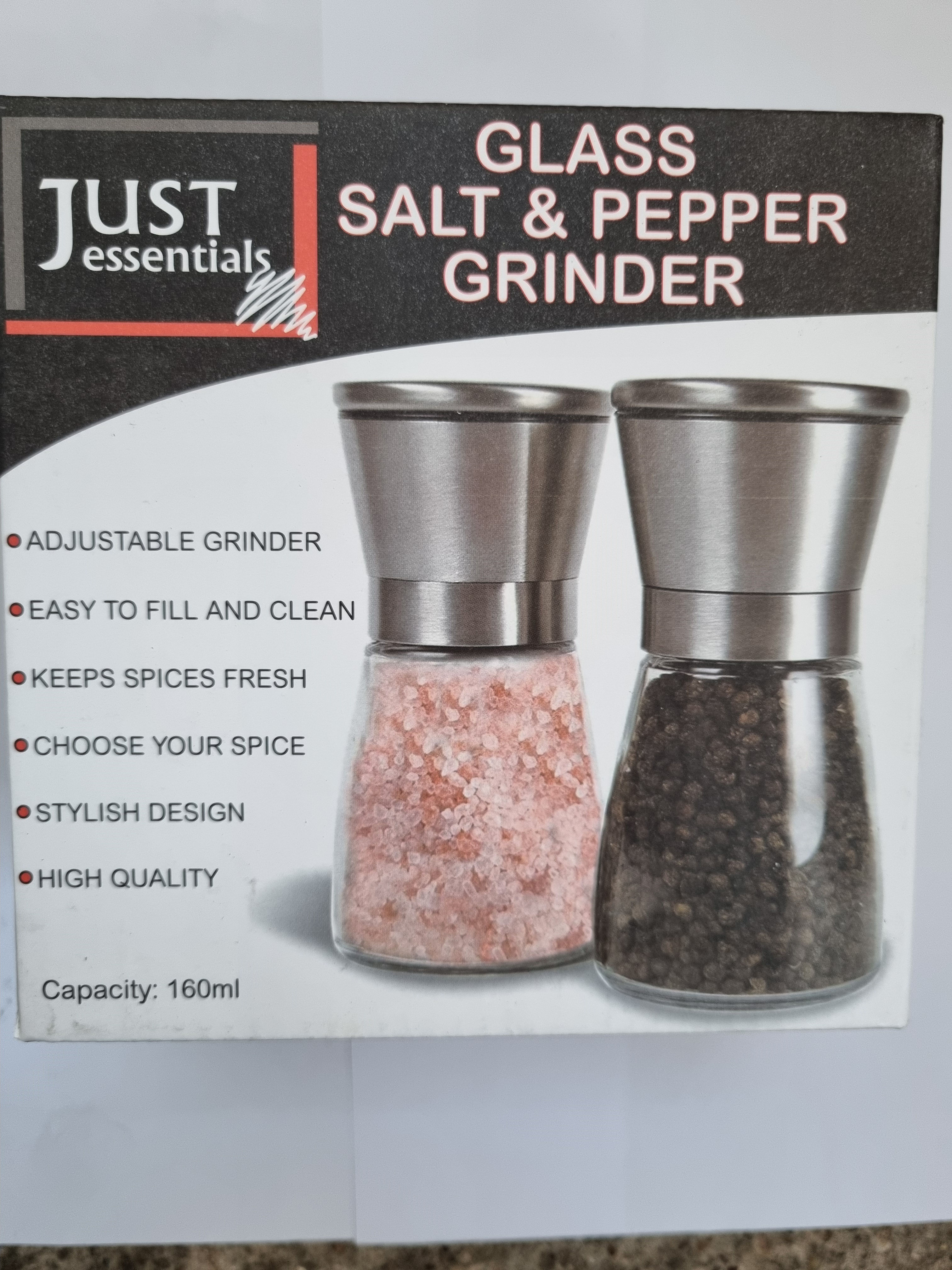Glass Salt & Pepper Grinder