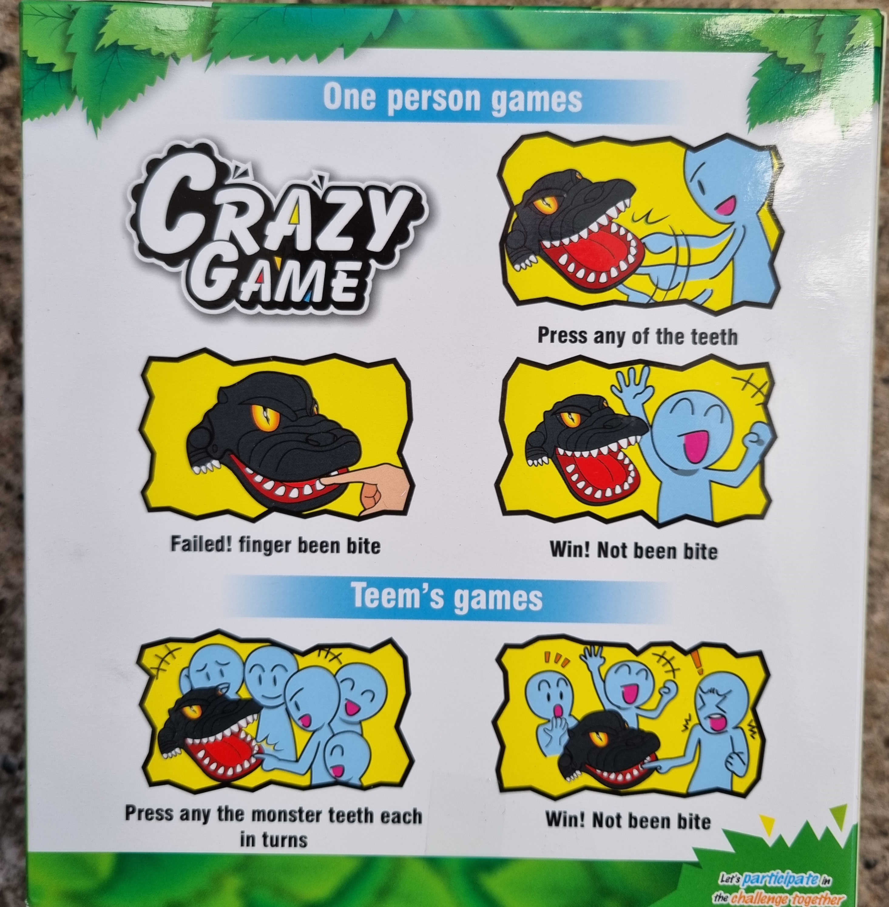 Crazy Game Dinosaur Toy