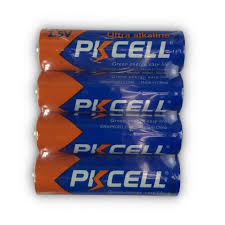 PKCELL AA 1.5V Carbon Batteries (2 Packs 12pcs per pack)