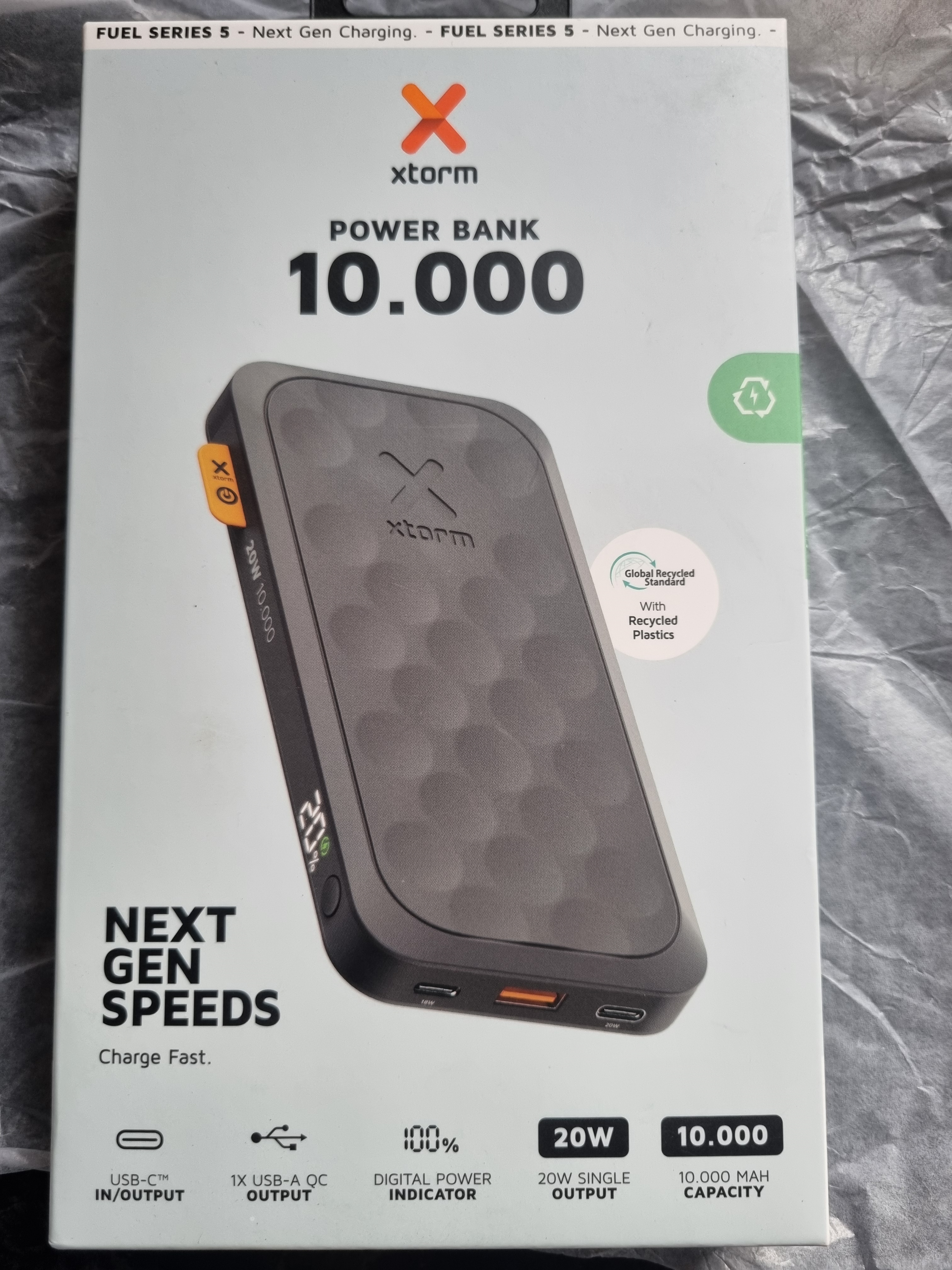 Xtorm Power bank Fuel series MIDNIGHT BLACK