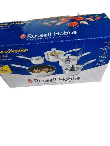 Russell Hobbs Classic Collection 5 Piece Stainless Steel Pan Set