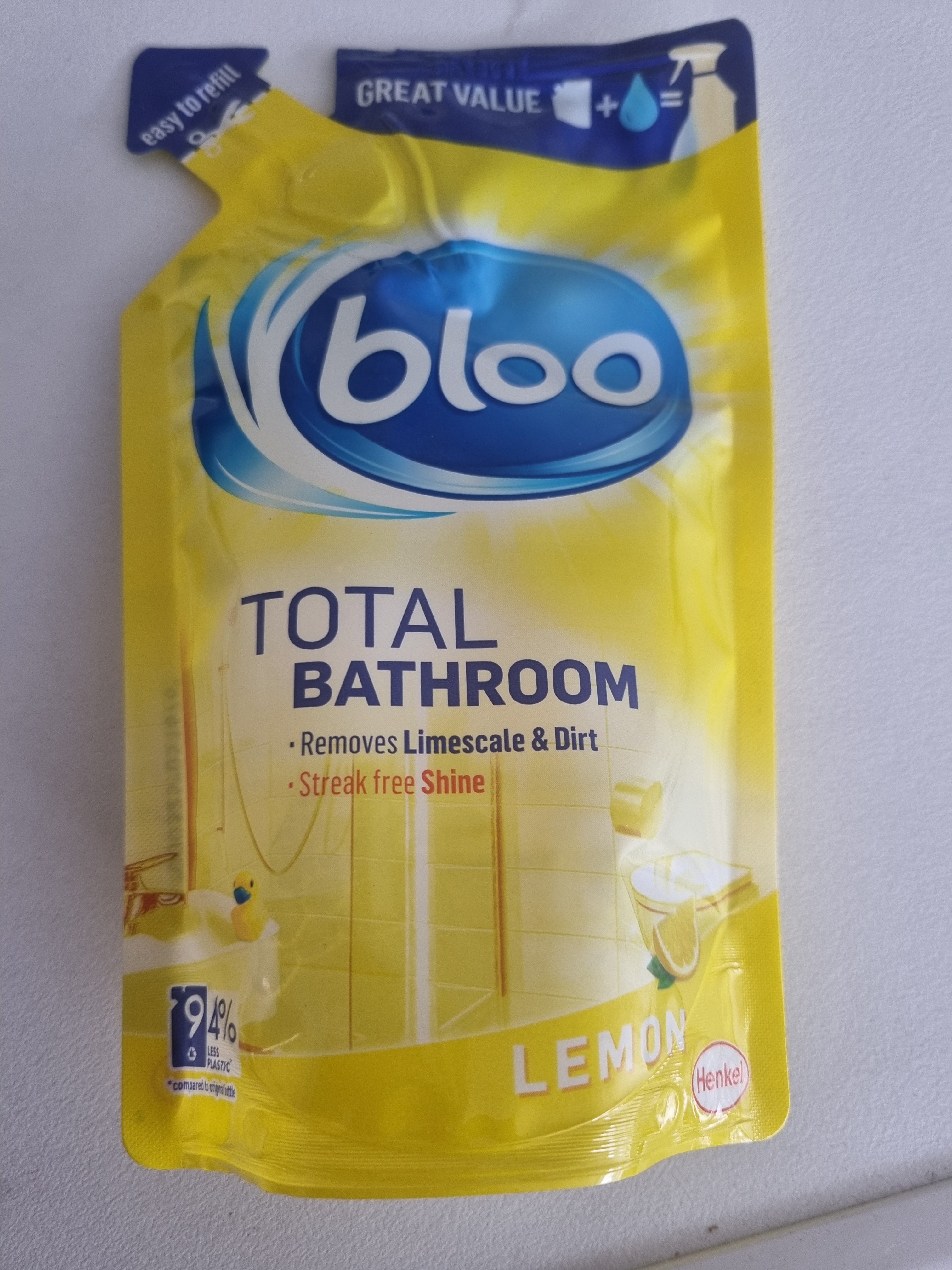 Job lot - Bloo Total Bathroom Cleaner Lemon
