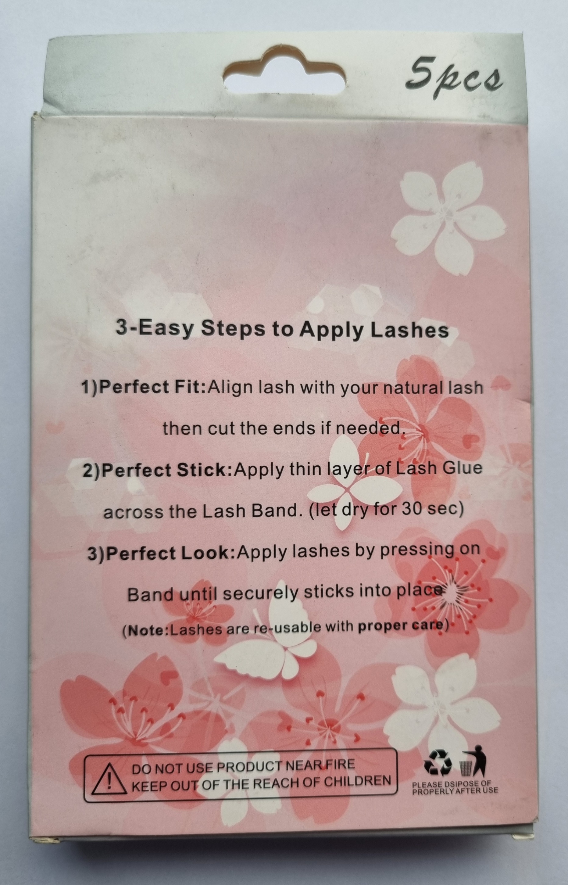 3D Fashion Handmade luxury Eyelashes 5 pairs