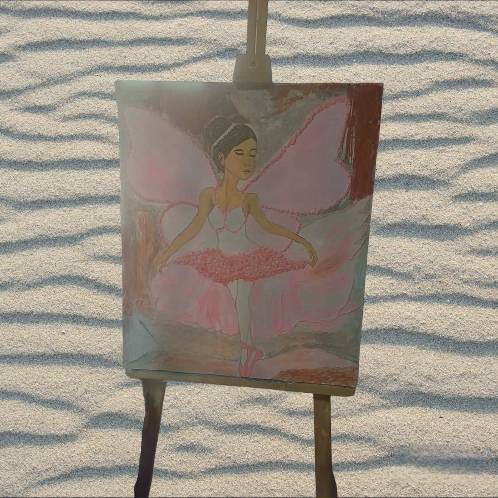 Pintura de hada bailarina