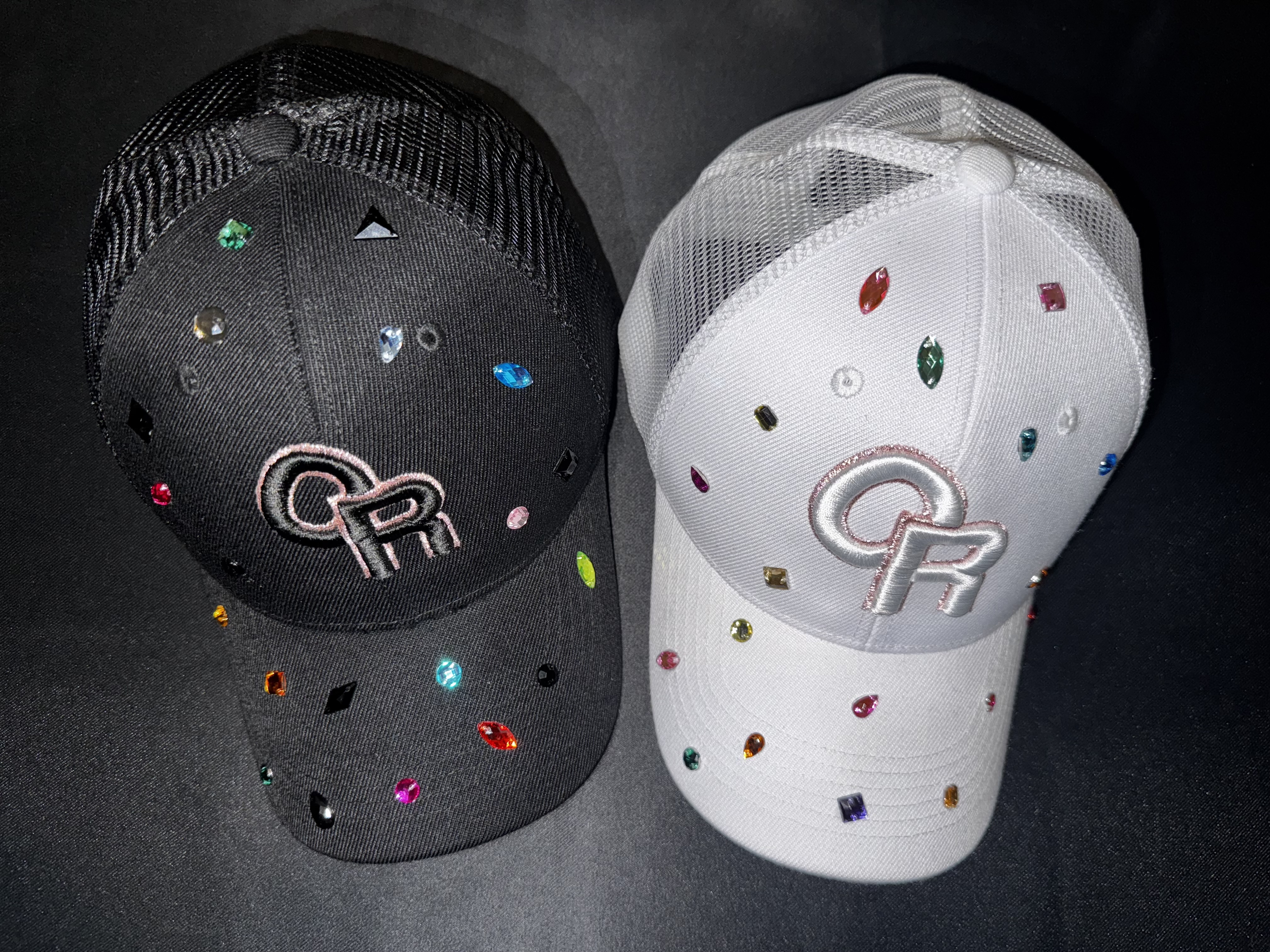 Black & White Truckers Hat