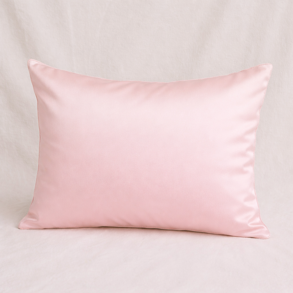 Mulberry šilko pagalvės užvalkalas 51x76 cm Pudrinės rožės spalvos