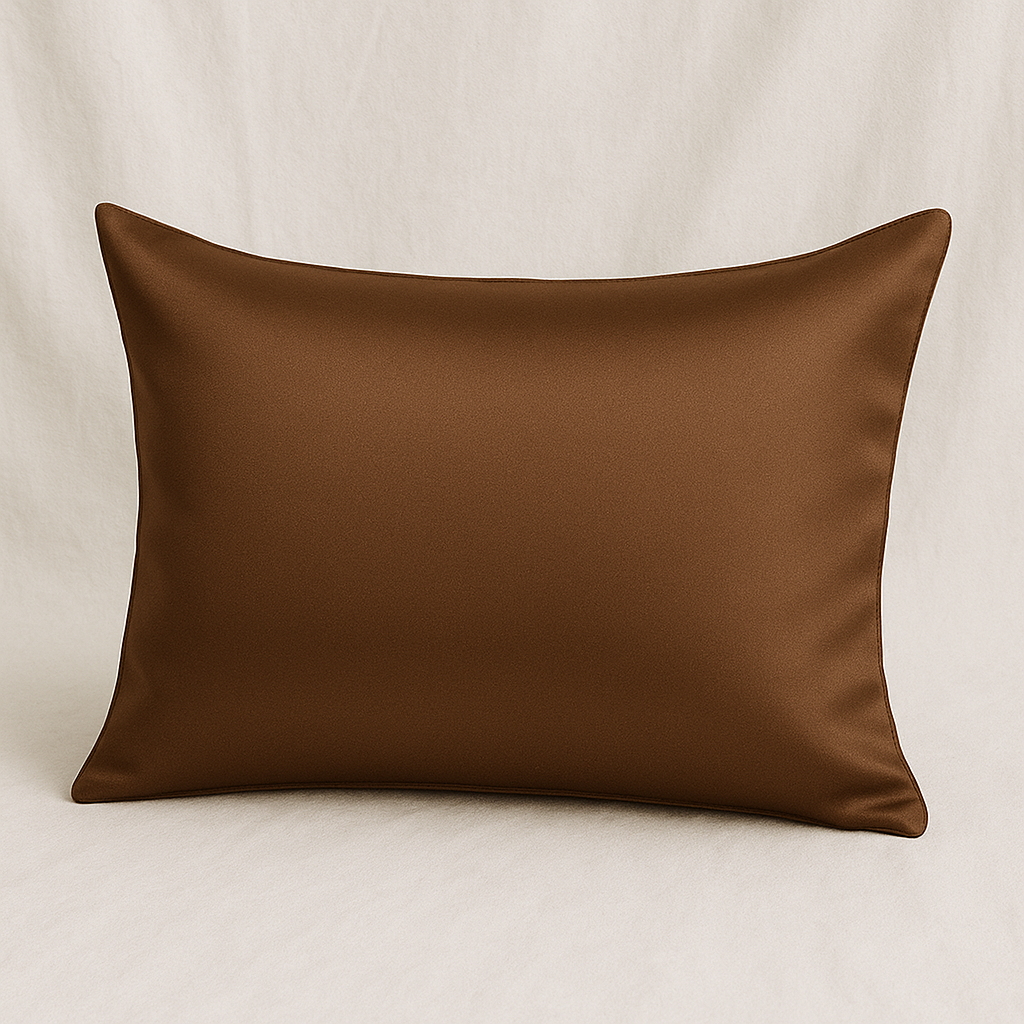 Mulberry šilko pagalvės užvalkalas 51x76 cm Ruda spalva