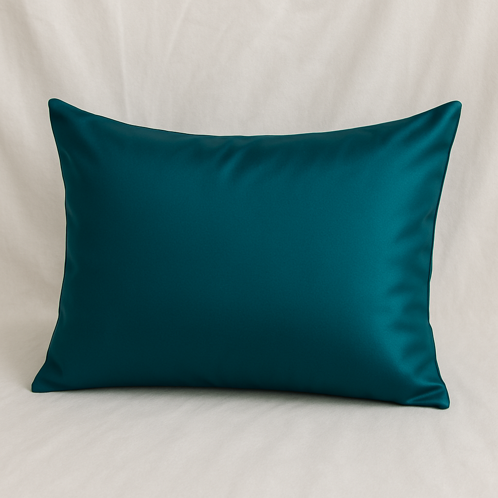 Mulberry šilko pagalvės užvalkalas 50x70 cm Turkio mėlyna spalva