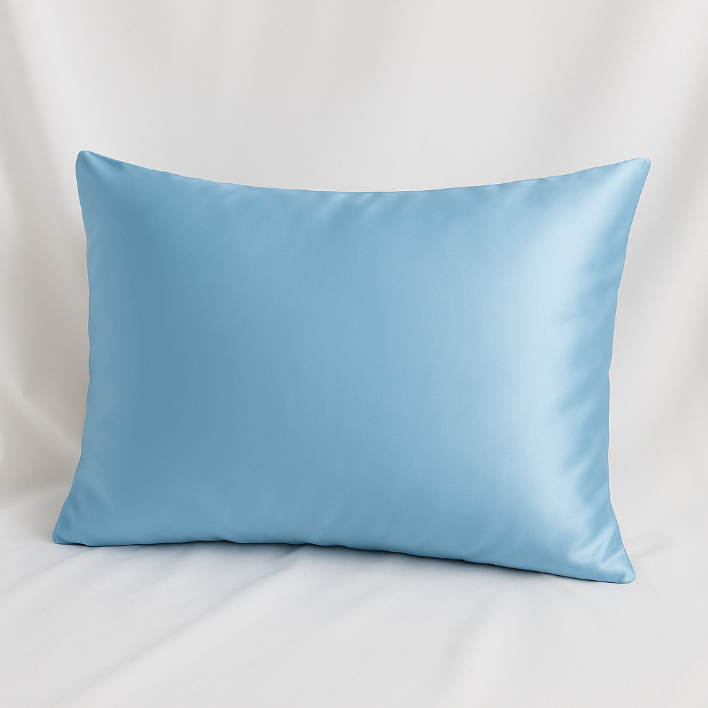 Mulberry šilko pagalvės užvalkalas 50x70 cm Dangaus mėlynumo spalva