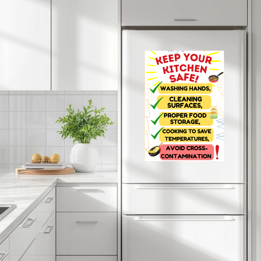 Keep Your Kitchen Safe – Free Printable Poster