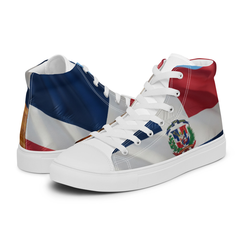 Dominican Republic Flag High-Top Sneakers