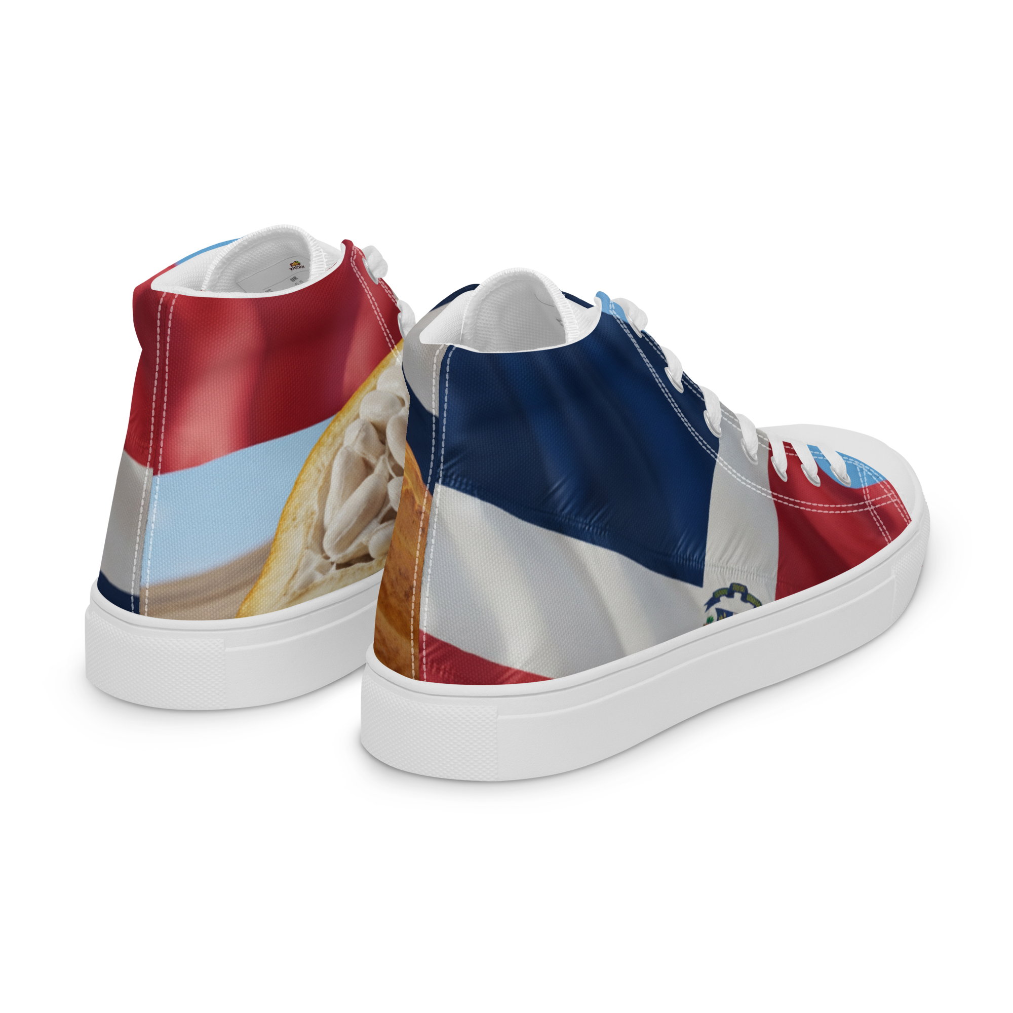Dominican Republic Flag High-Top Sneakers