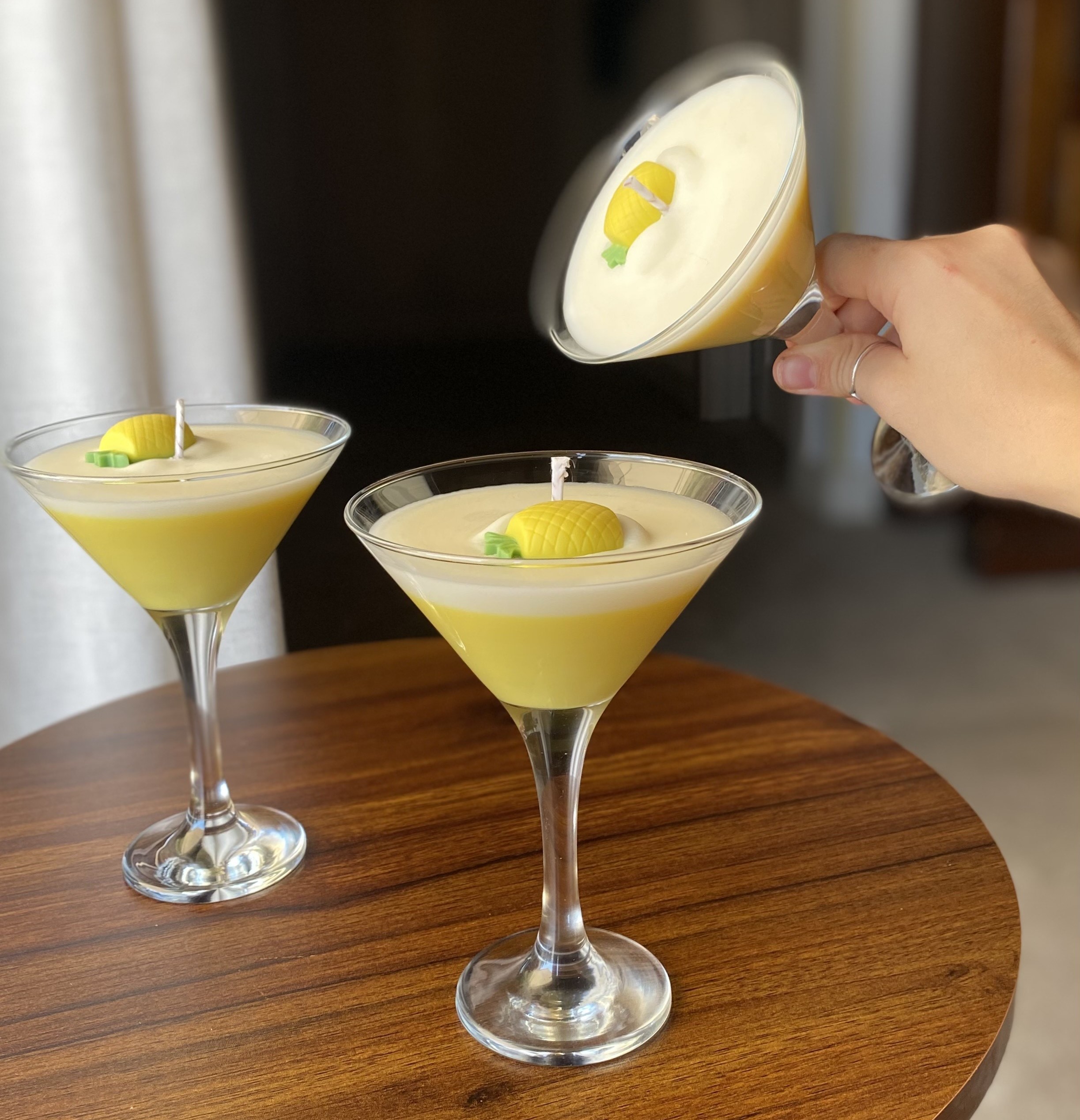 Vela Martini de Piña Colada