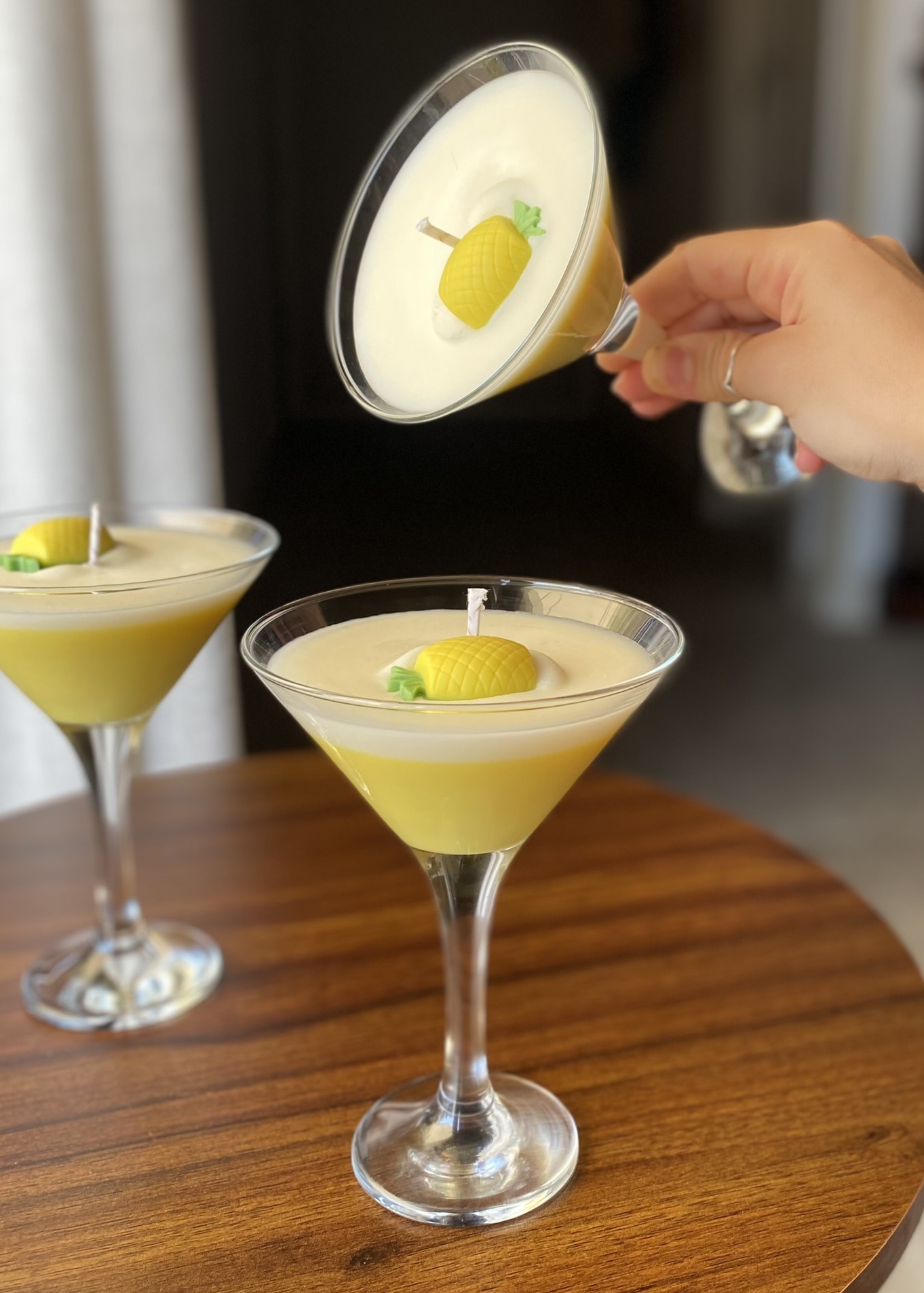 Vela Martini de Piña Colada 