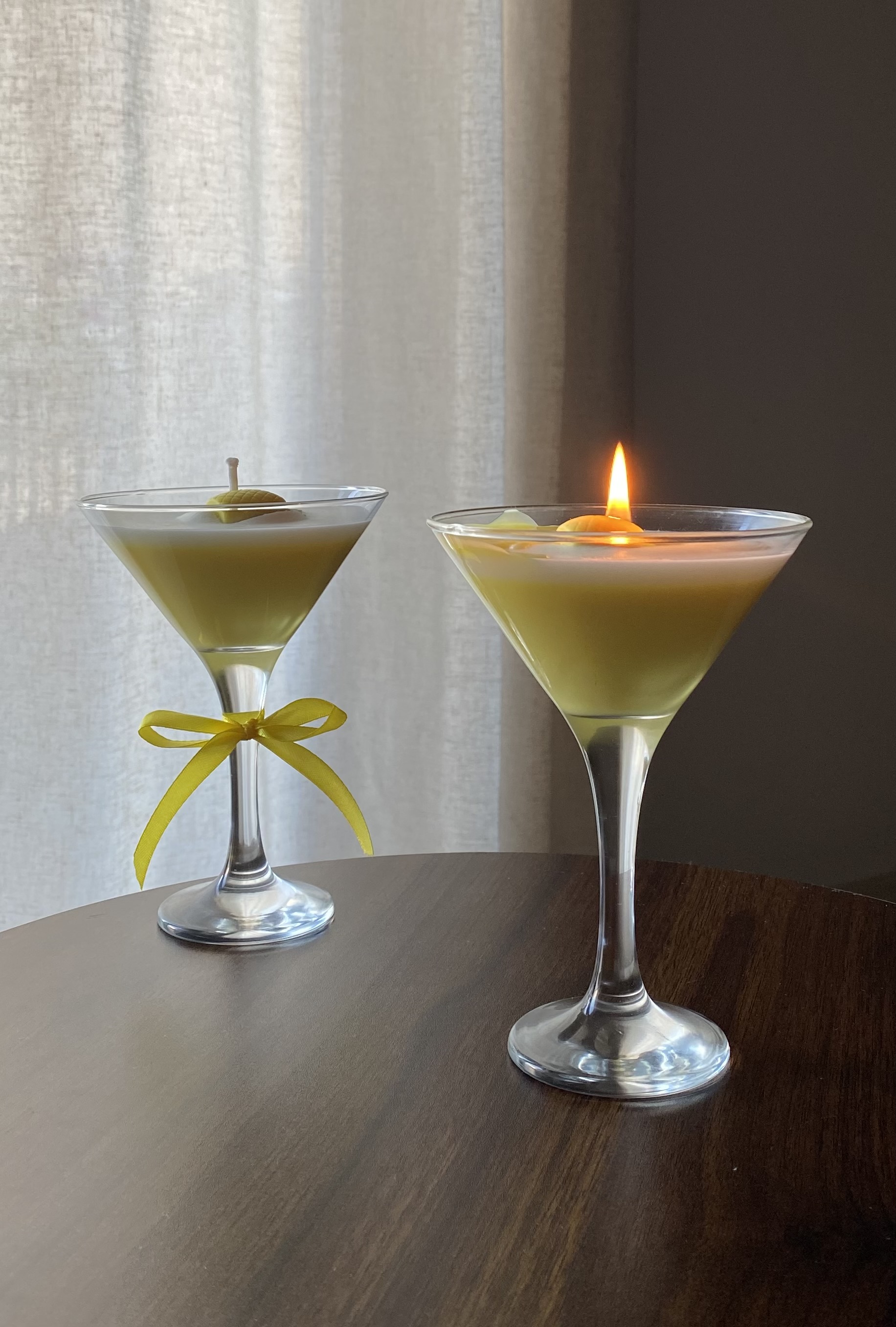 Vela Martini de Piña Colada 