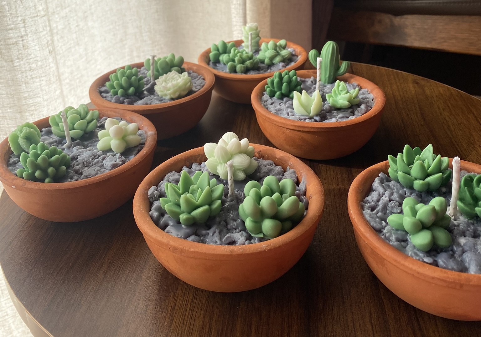 Vela Tiesto Rústico