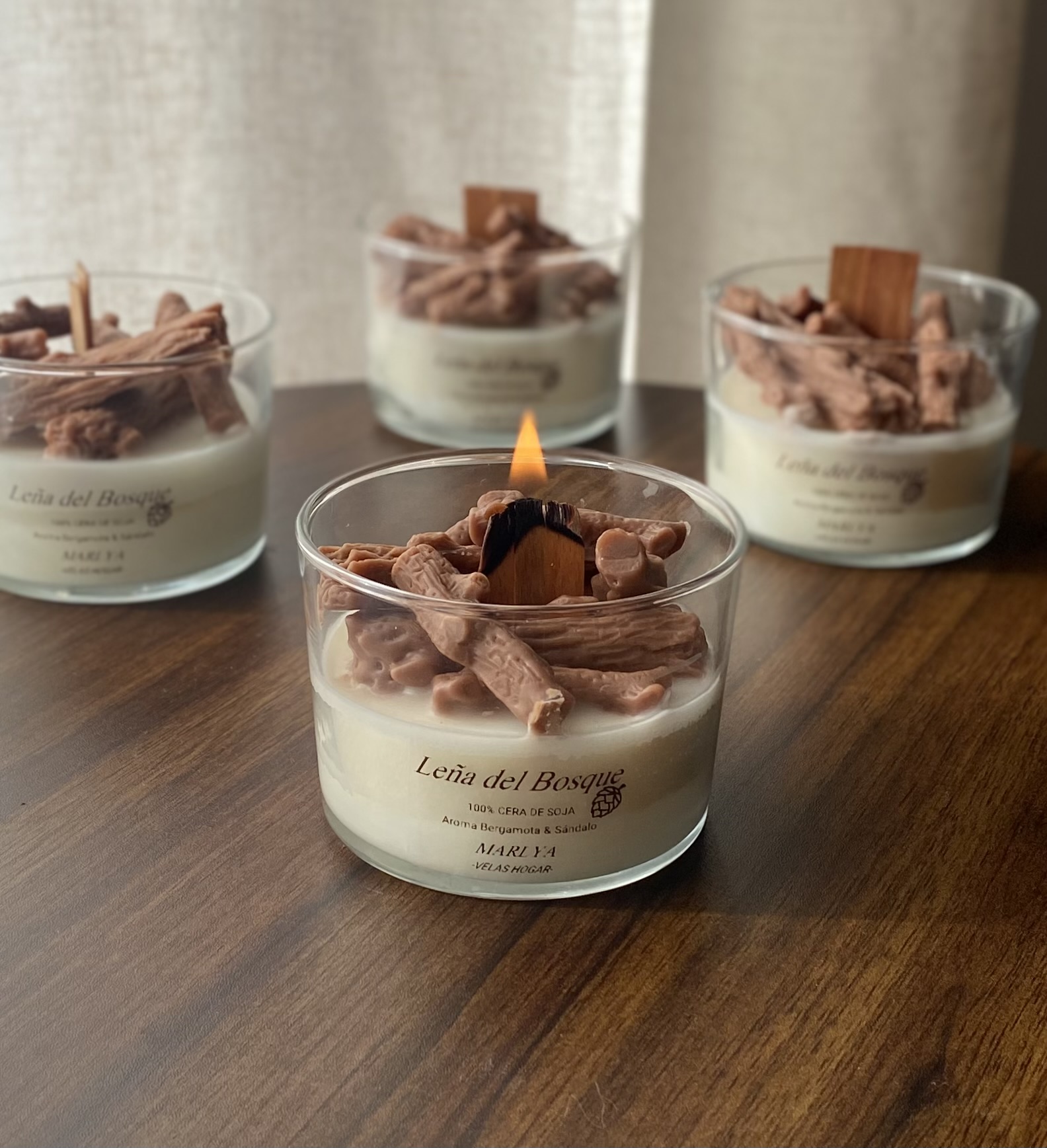 Vela "Leña del Bosque" 🪵 