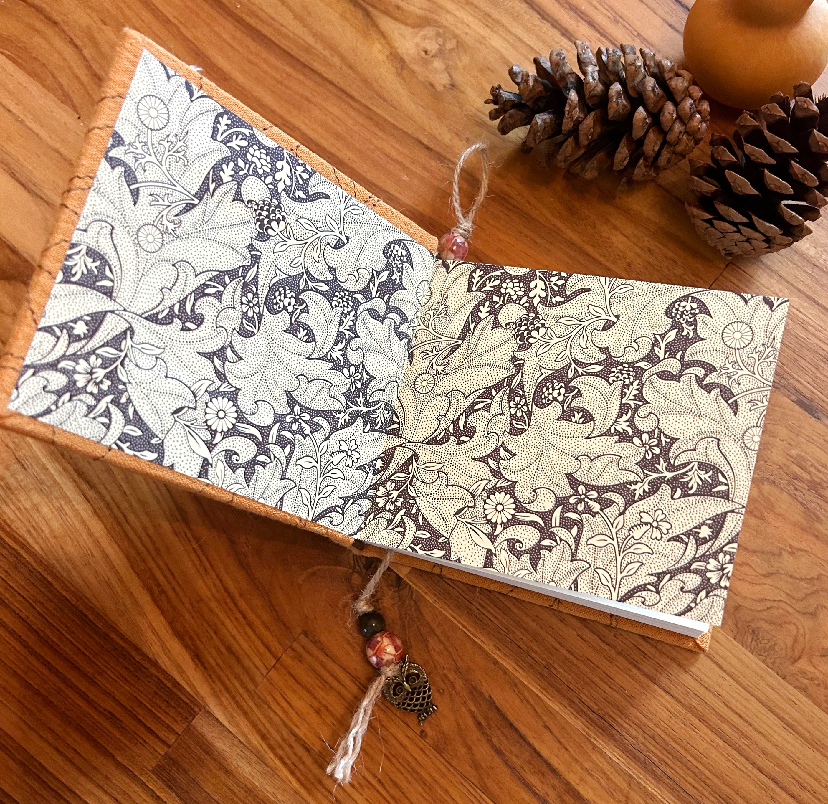 Samhain Quilted Journal Orange