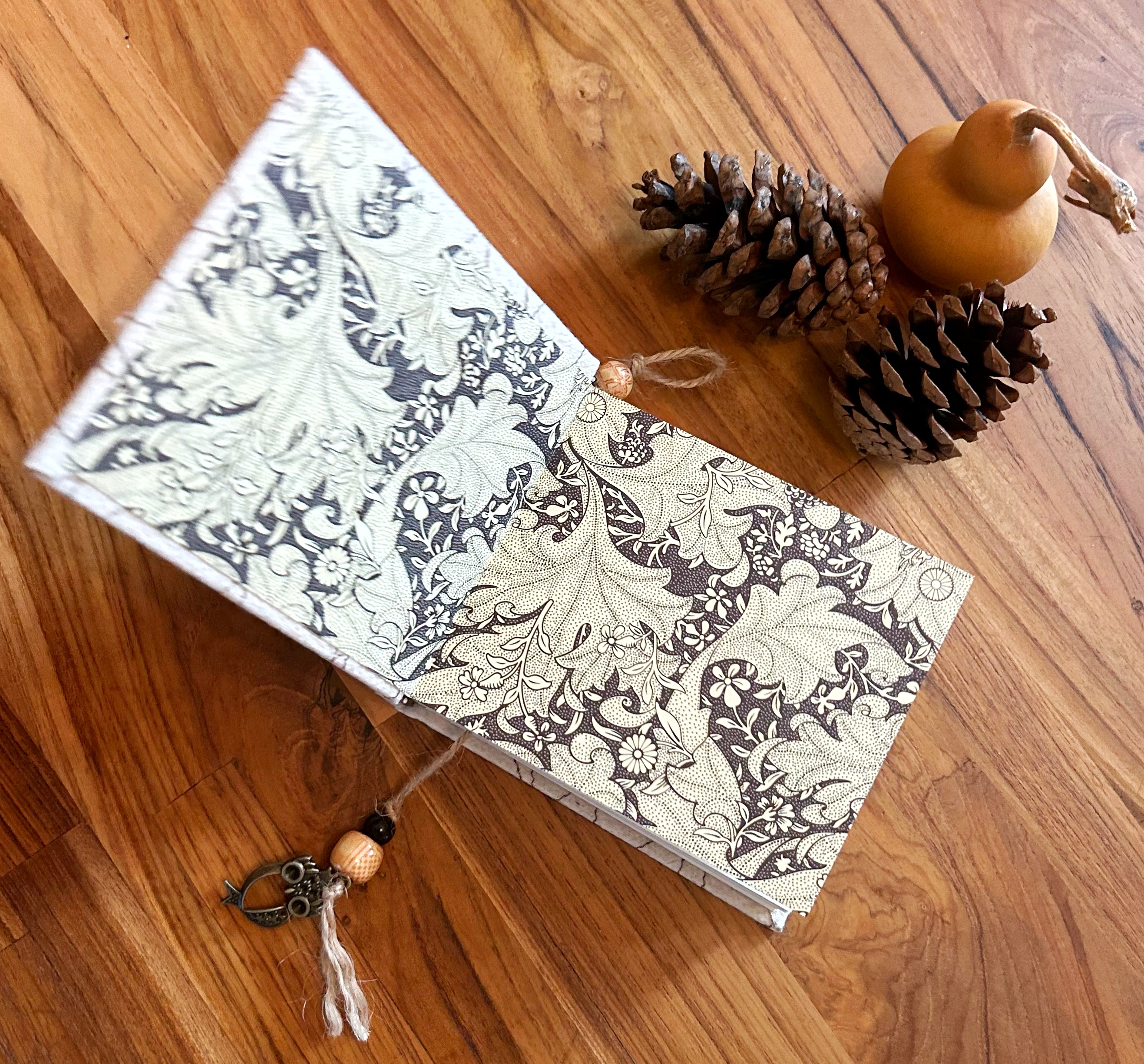 Samhain Quilted Journal White