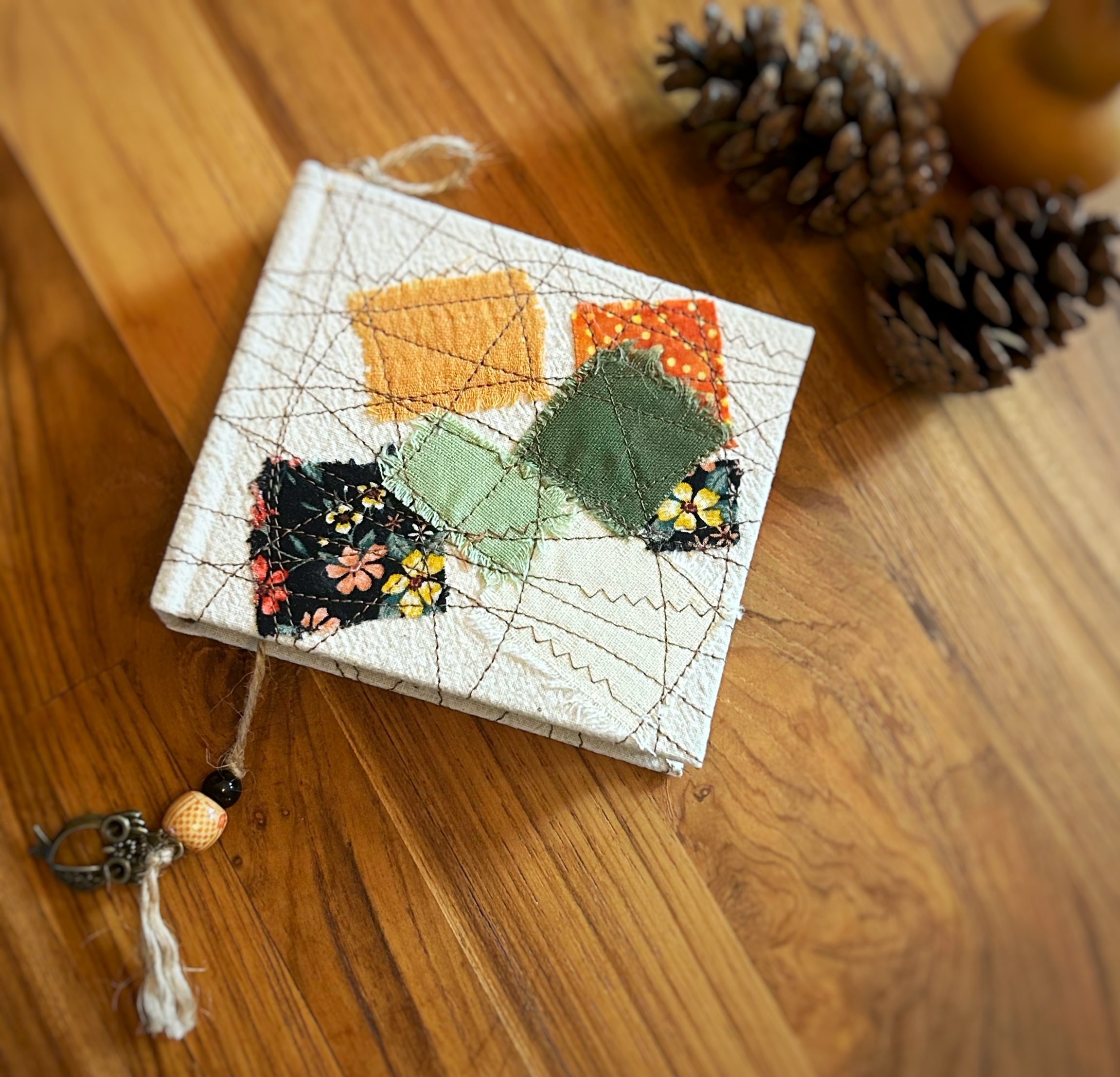 Samhain Quilted Journal White