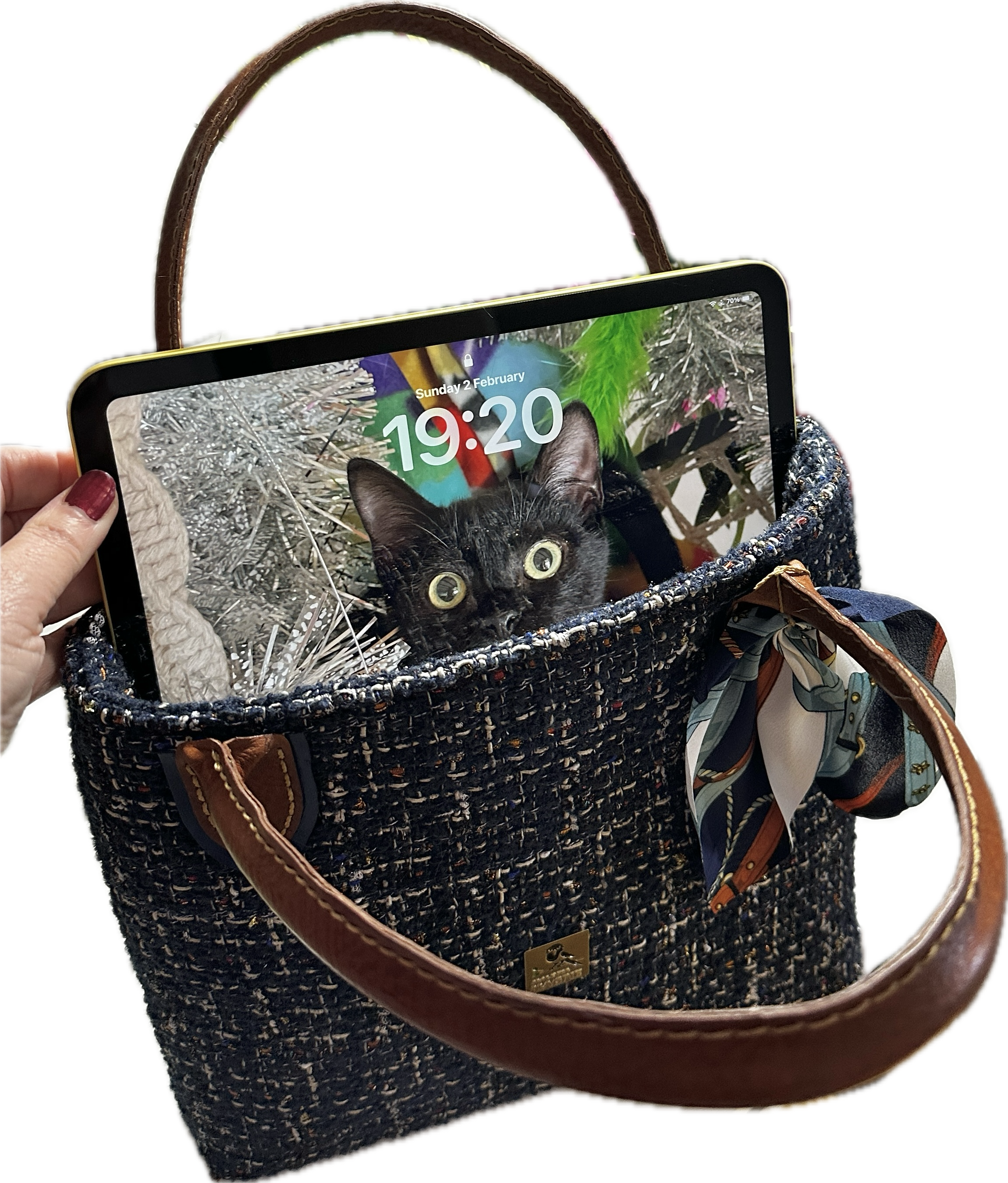Harris Tote in Bouclé