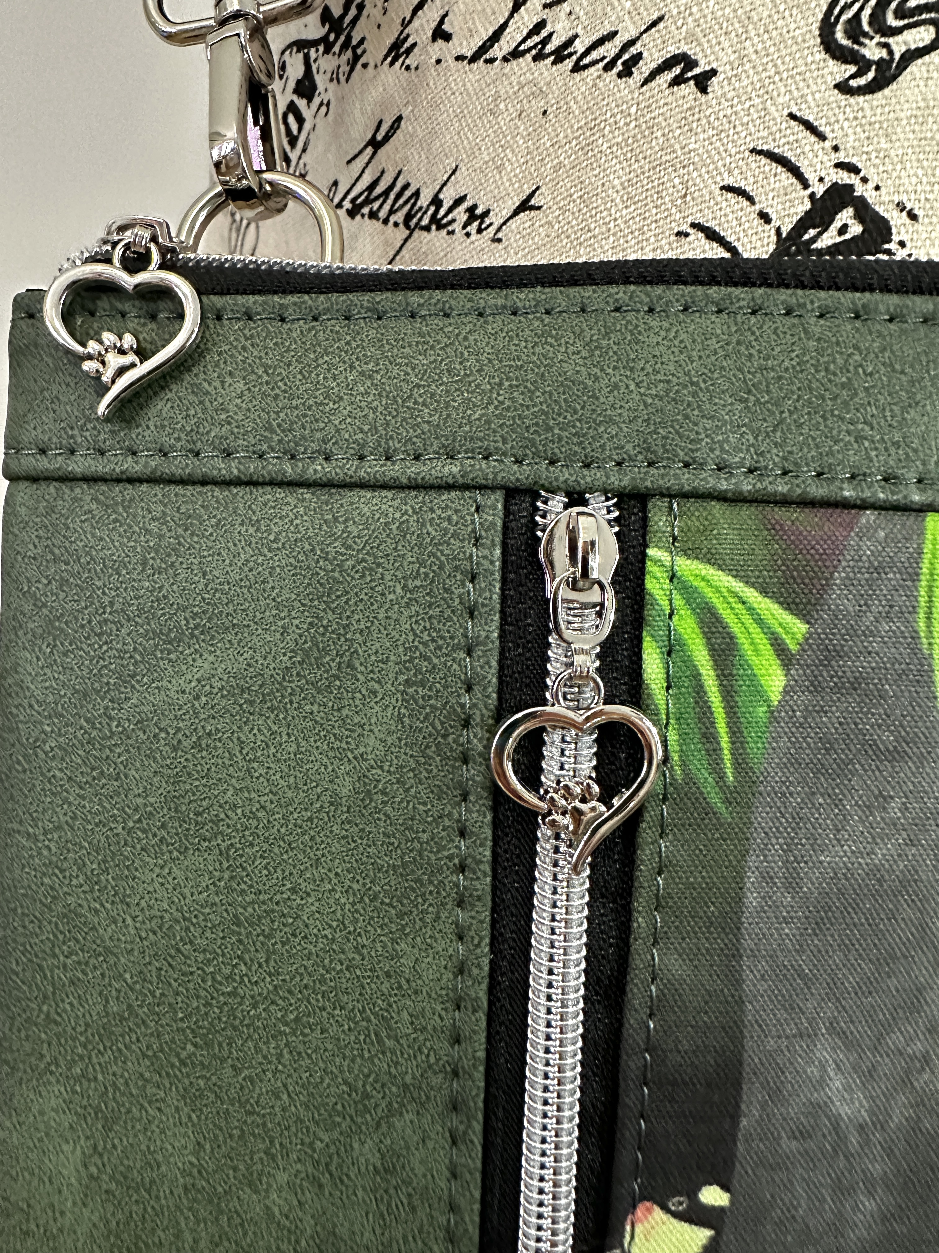 Zippy Crossbody Bag with Bear Print