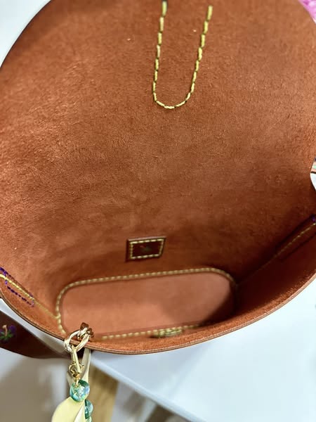 Handcrafted Brown Leather Shoulder Bag