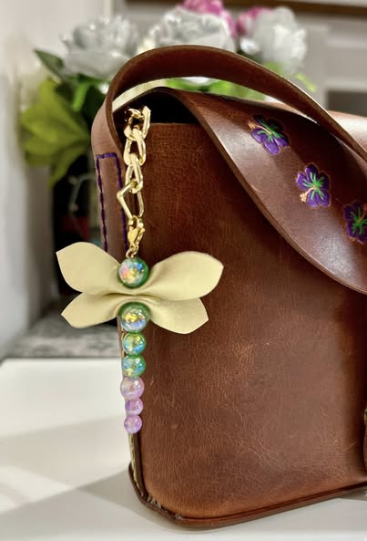 Handcrafted Brown Leather Shoulder Bag