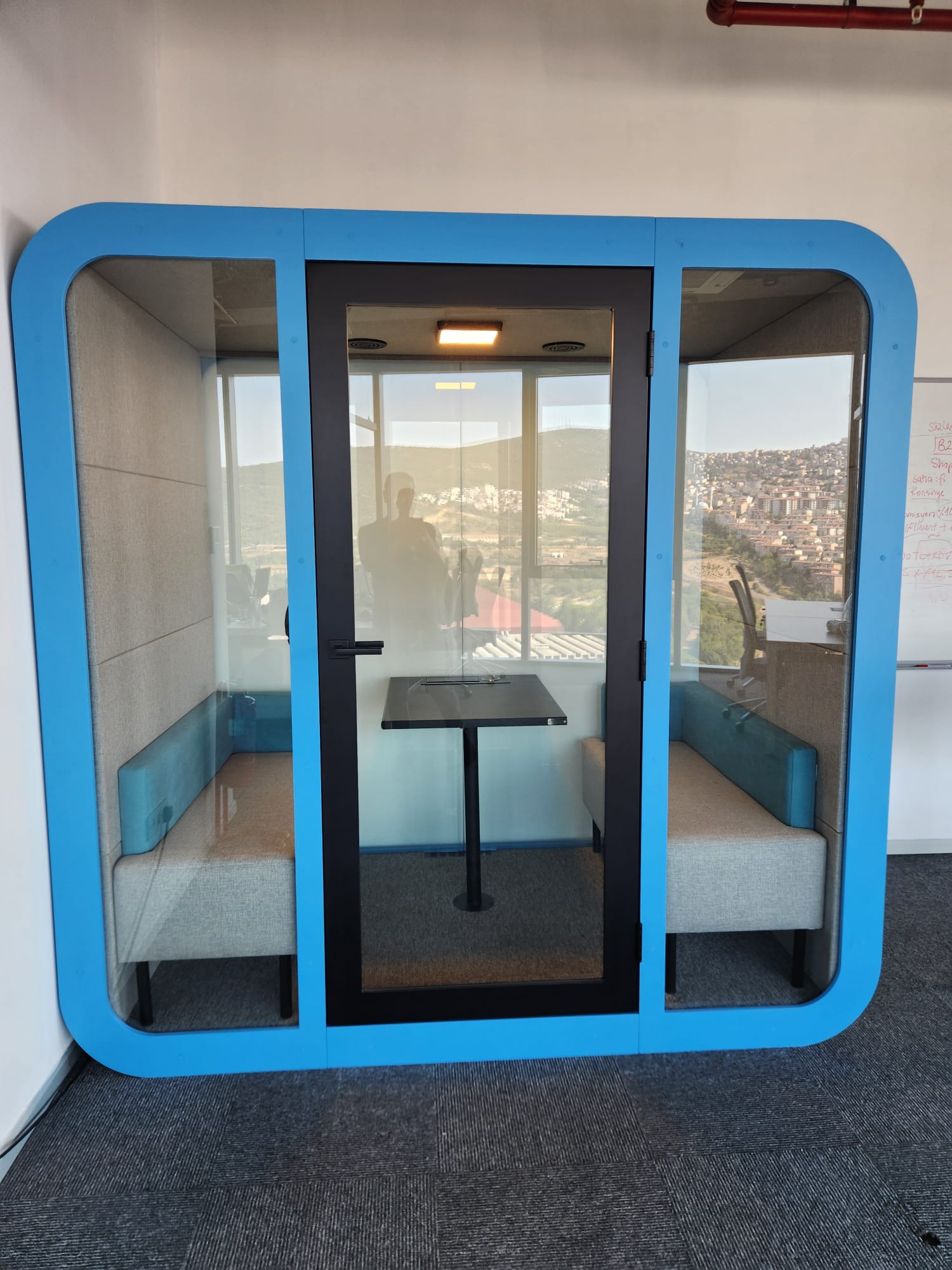 Modern L kapsül ofis
