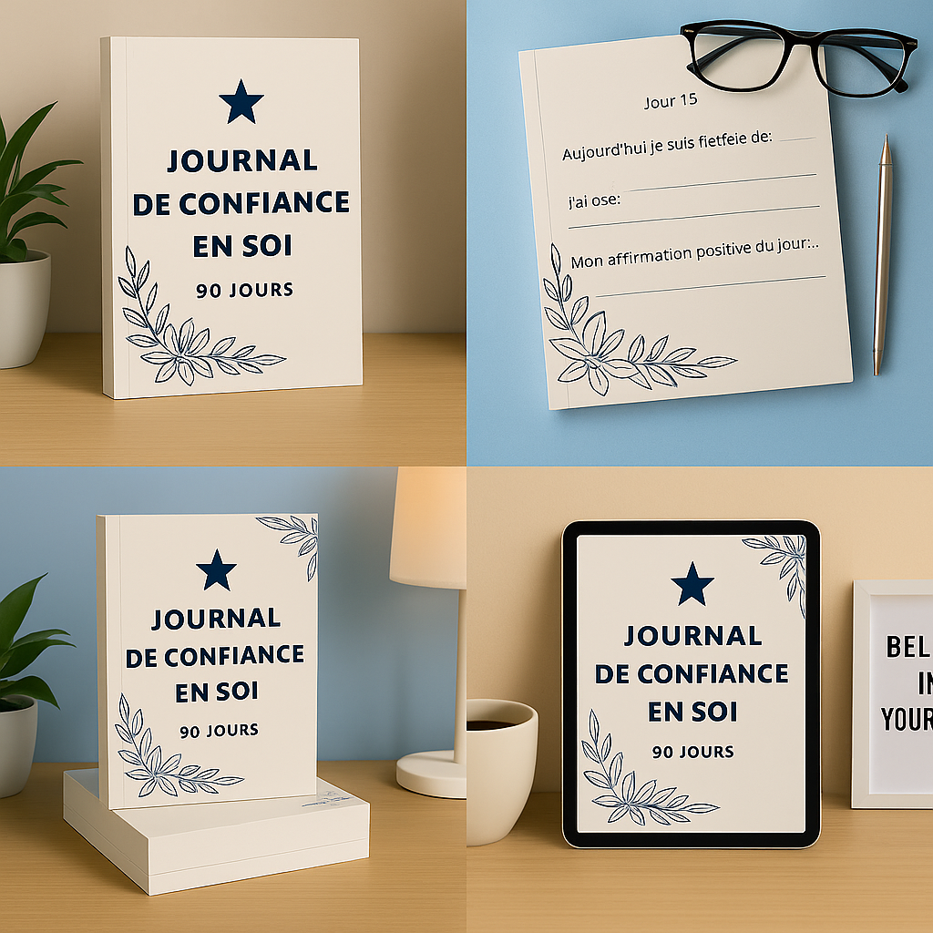 Journal de Confiance en soi 90 jours PDF imprimable