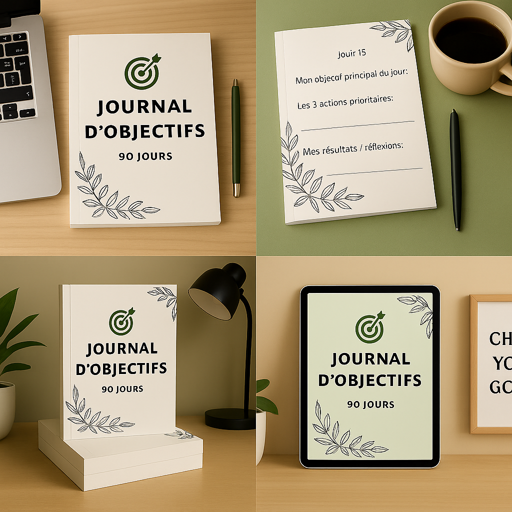 Journal d’Objectifs 90 jours PDF imprimable