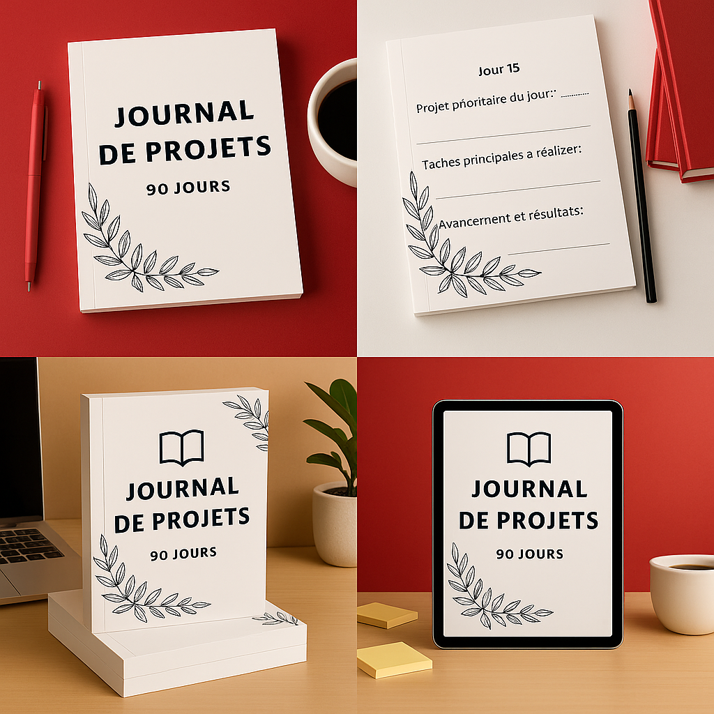 Journal de Projets 90 jours PDF imprimable
