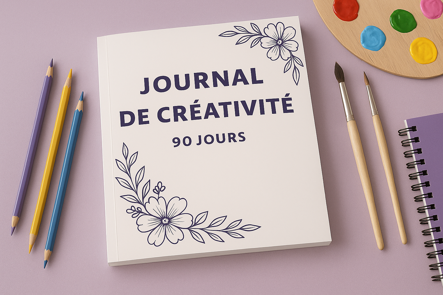 Journal de Créativité 90 jours PDF imprimable