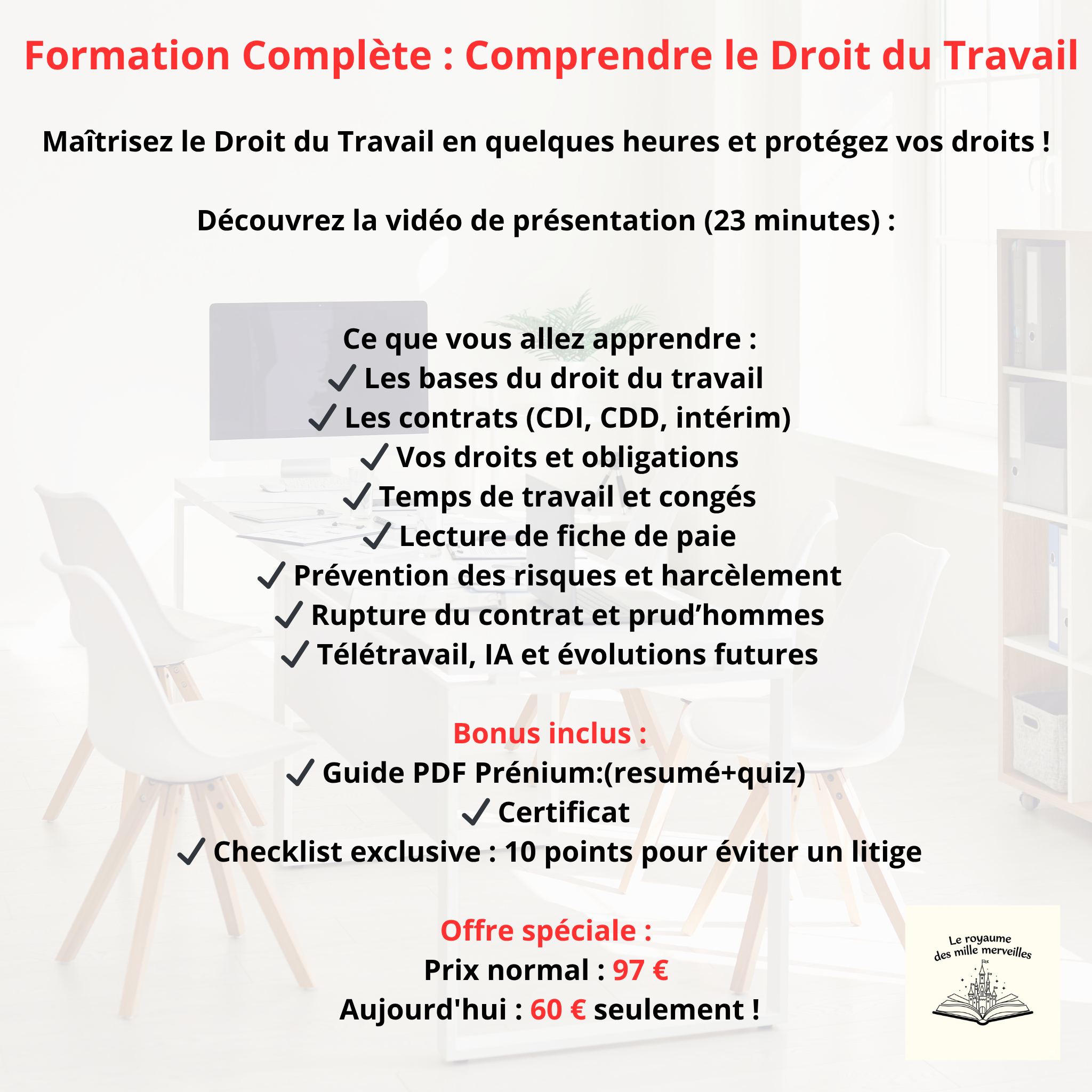 Formation Droit du Travail