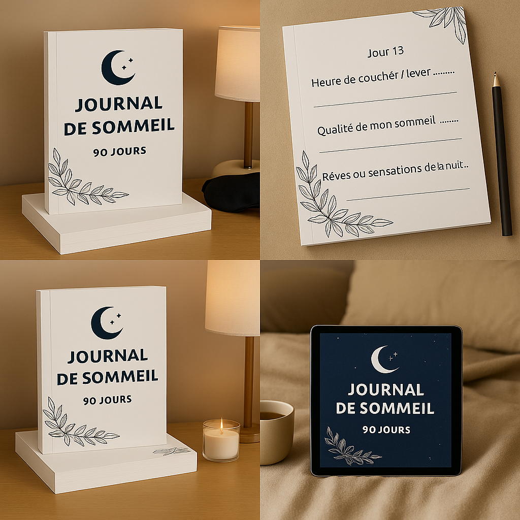 Journal de Sommeil 90 jours PDF imprimable