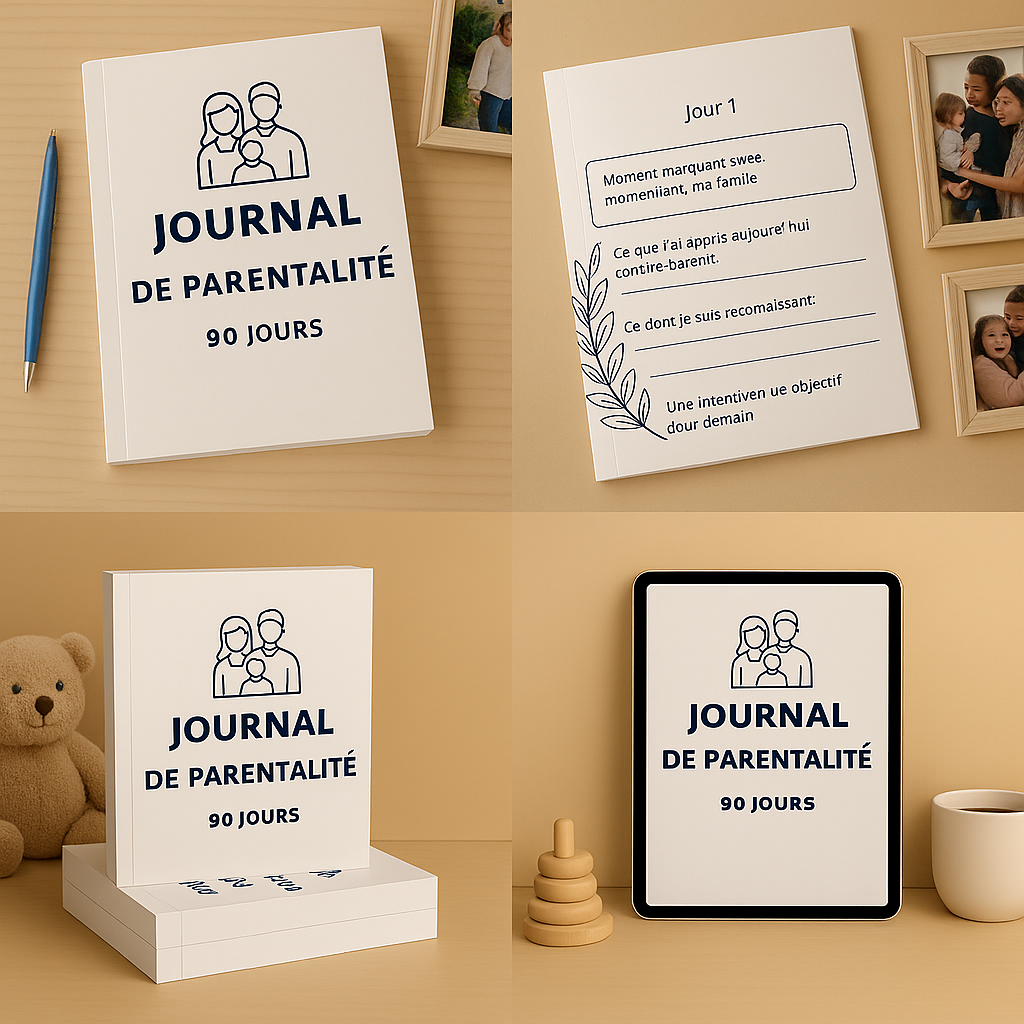 Journal de Parentalité – 90 jours PDF imprimable