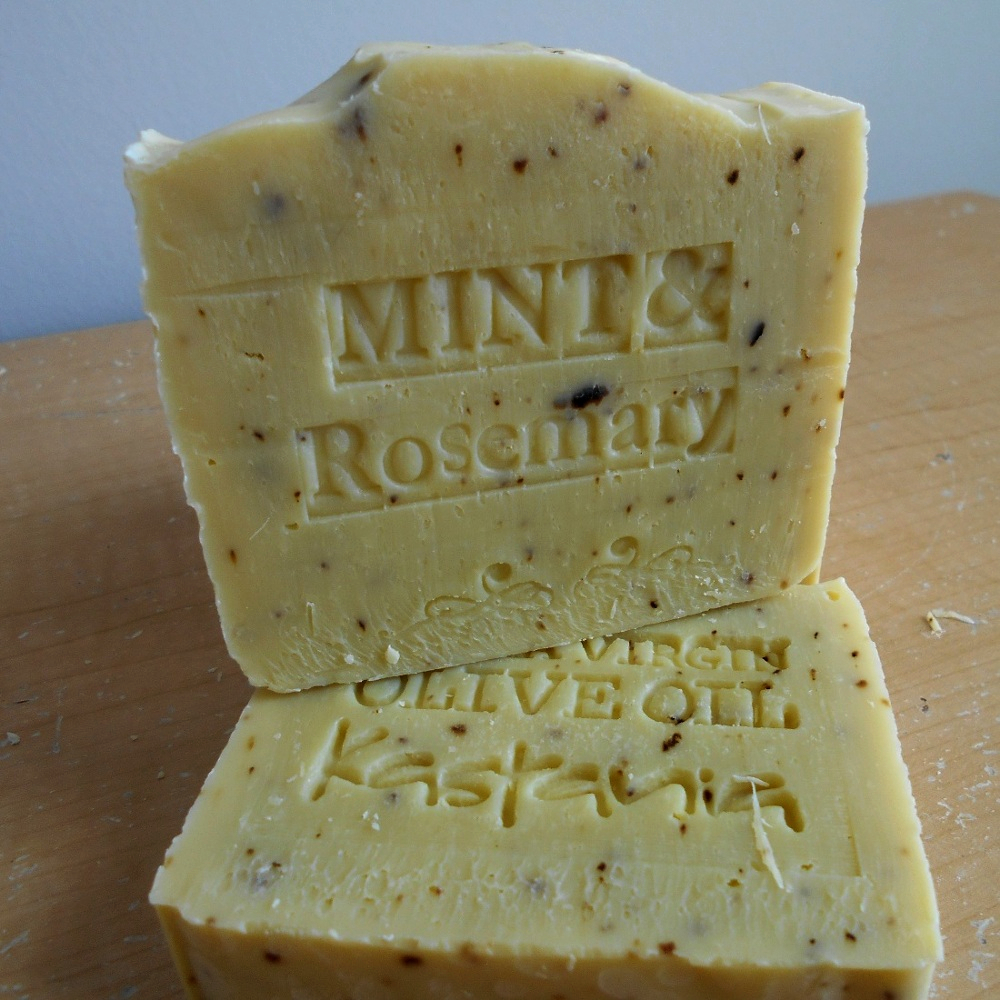 Earthly Bliss Greek Olive Oil Mint and Rosemary Soap