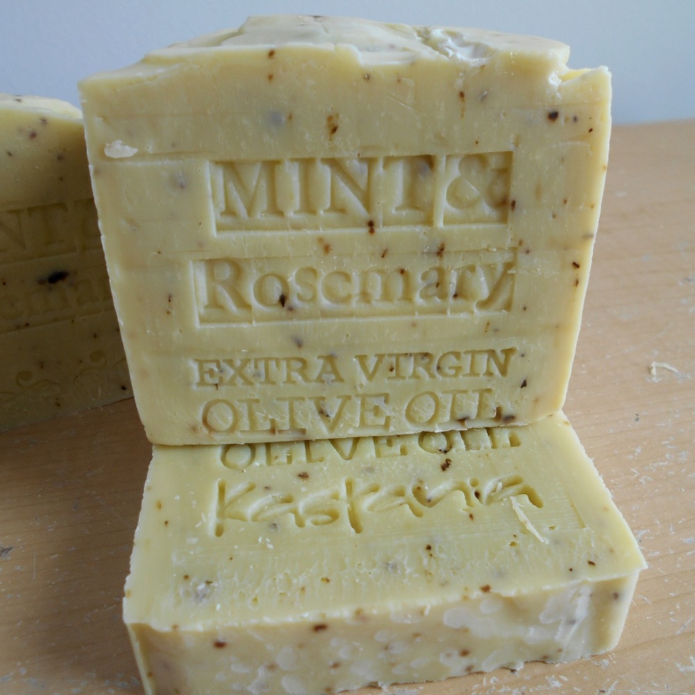 Earthly Bliss Greek Olive Oil Mint and Rosemary Soap