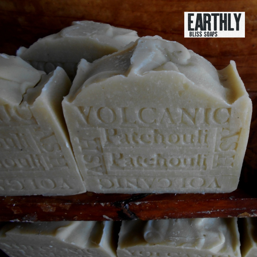 Earthly Bliss Volcanic Ash and  Patchouli Soap