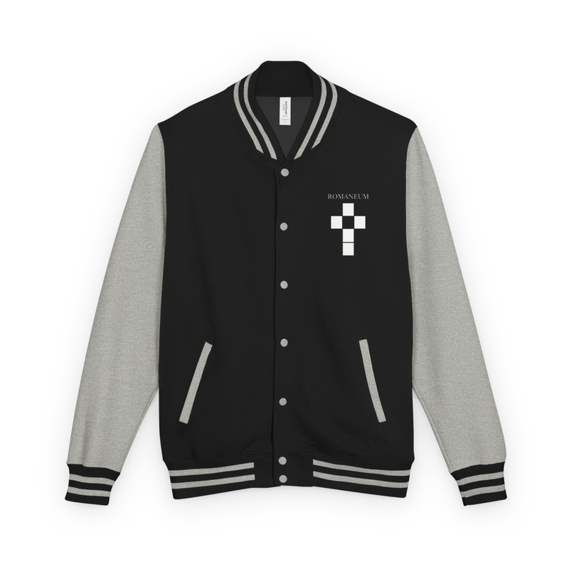 Heavyweight letterman jacket