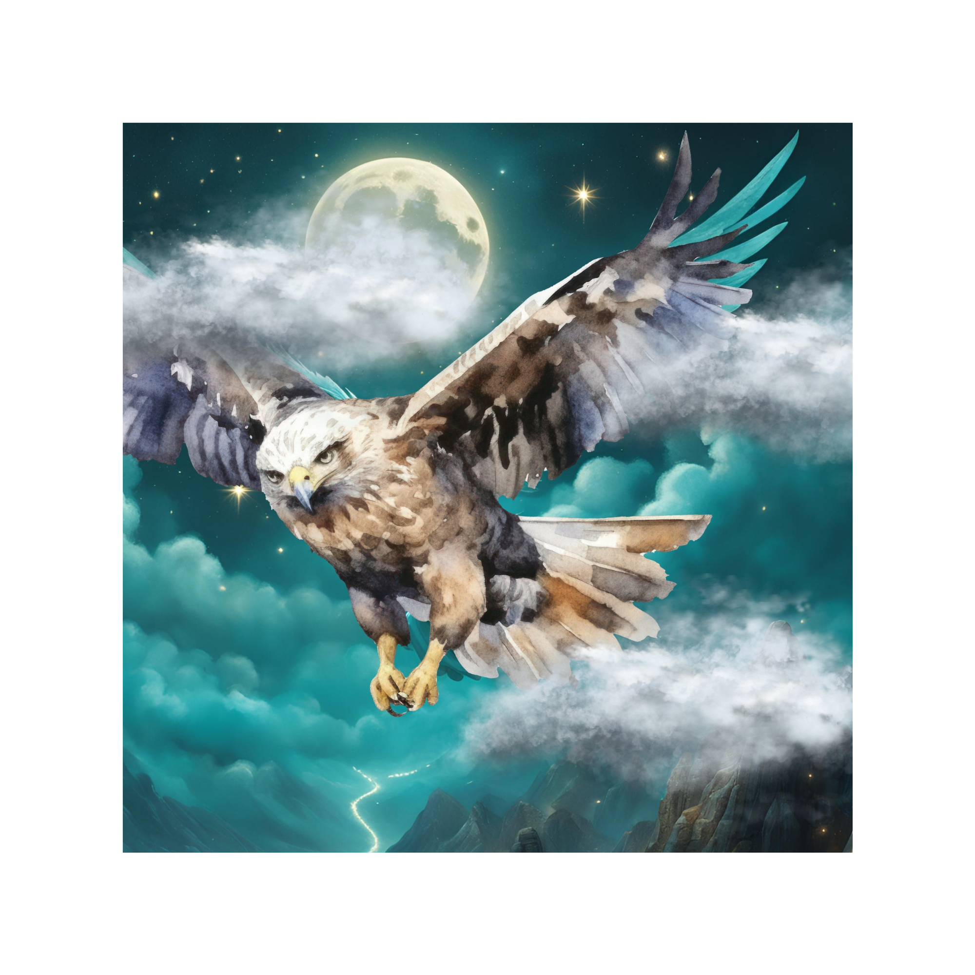 Majestic Eagle Art Print