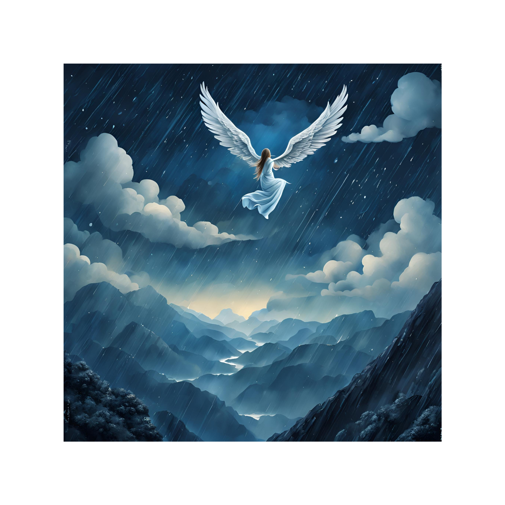 Angel in the Clouds Wall Art