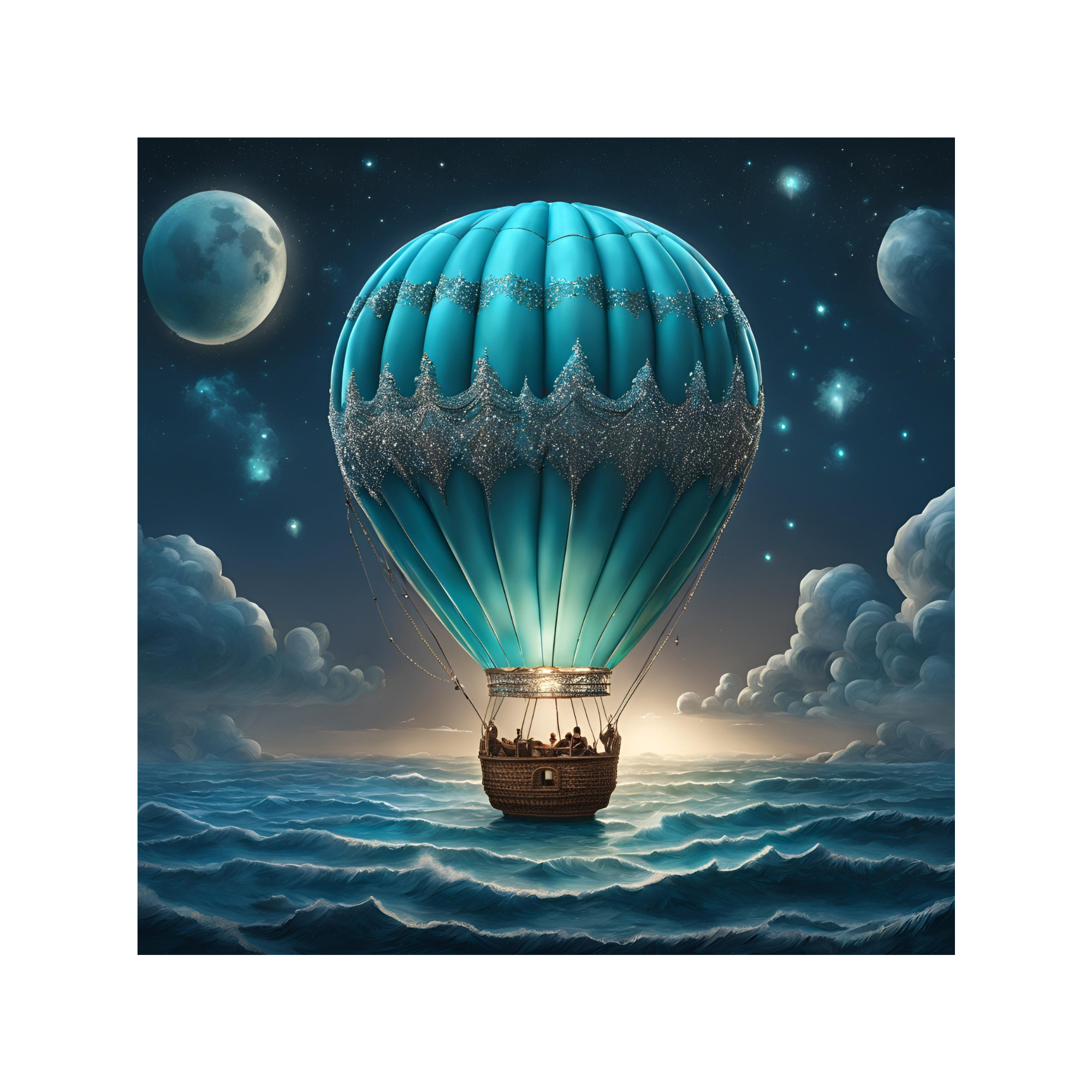 Fantasy Hot Air Balloon Wall Art