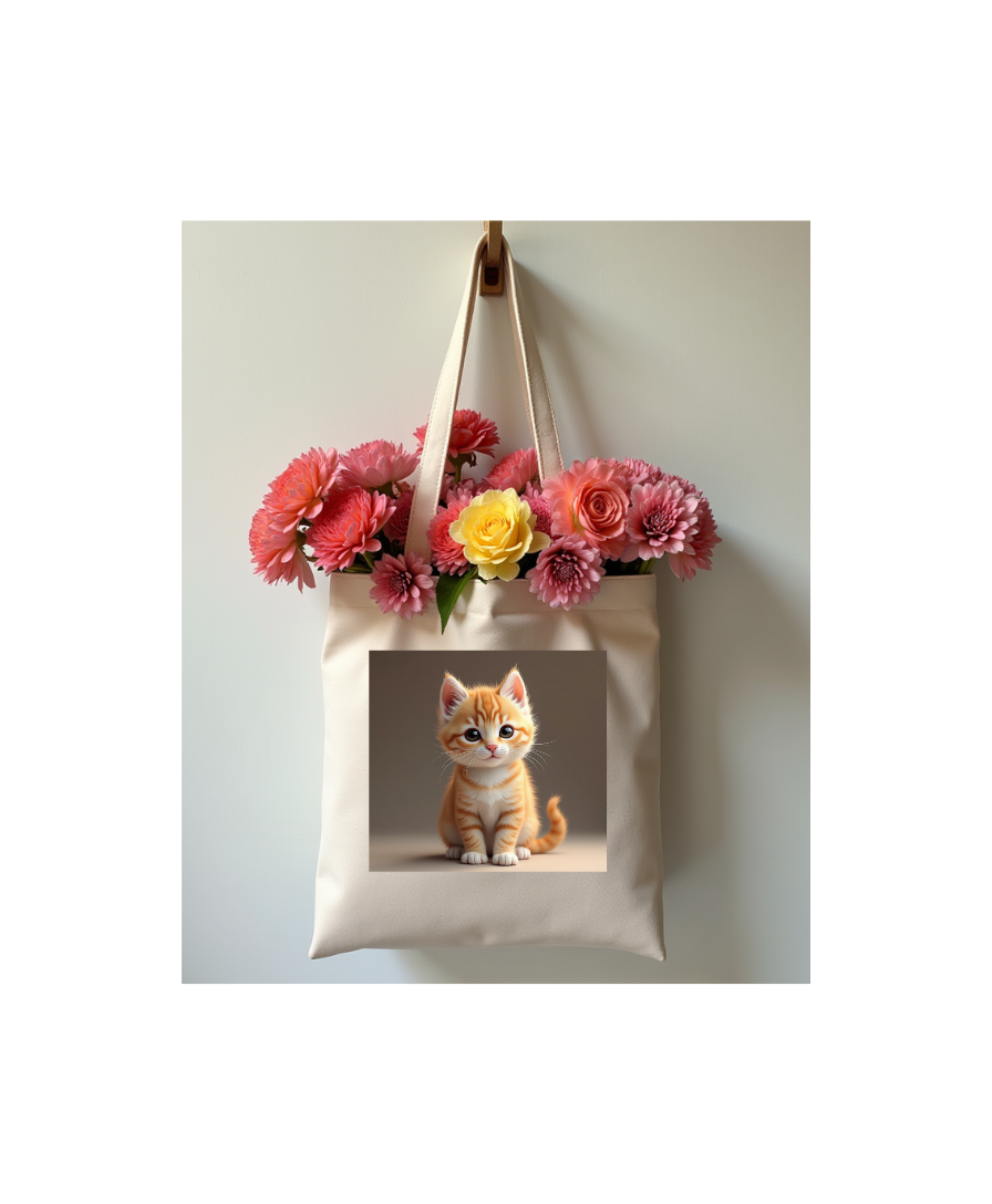 Cute Kitten Tote Bag