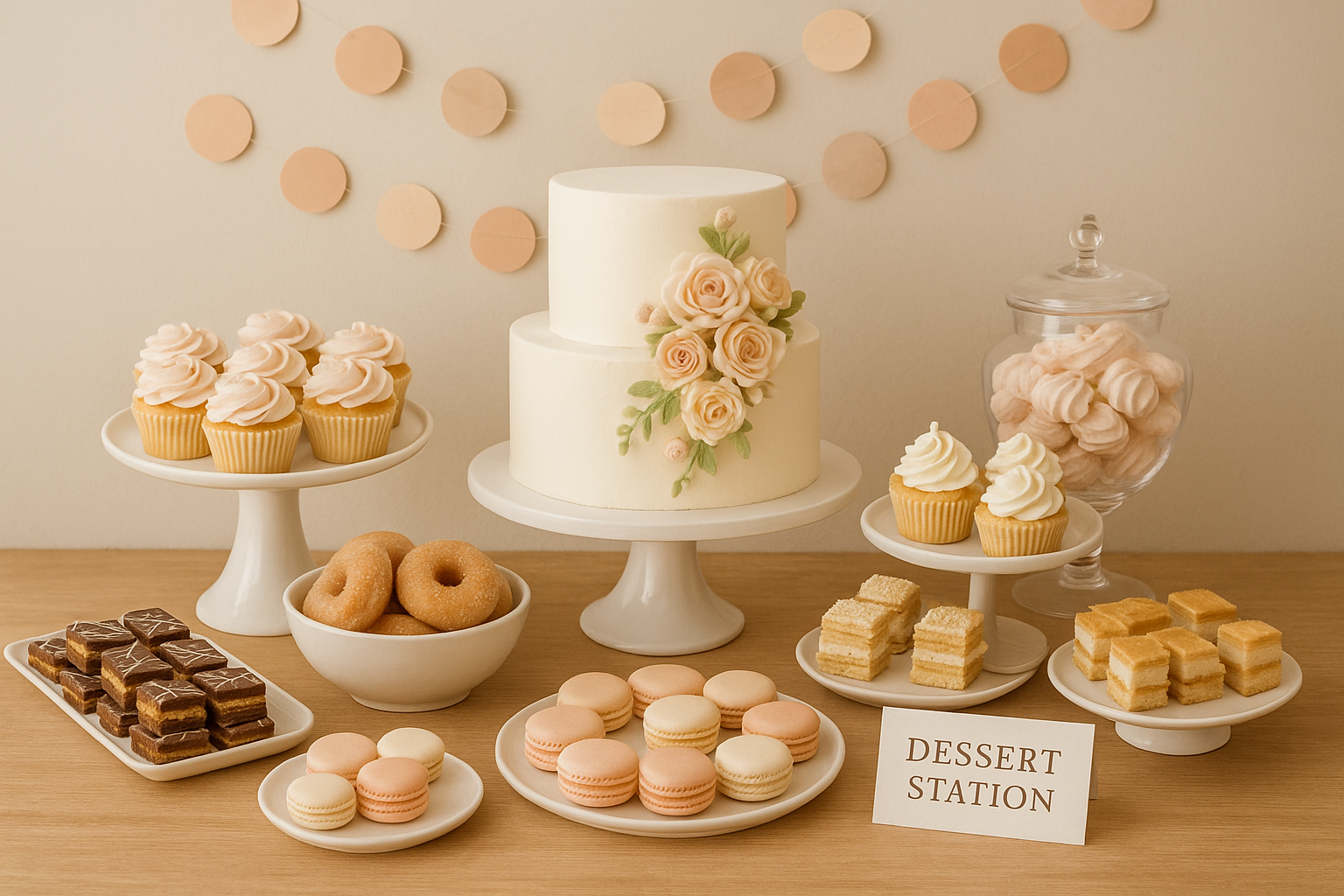Elegant Dessert Station