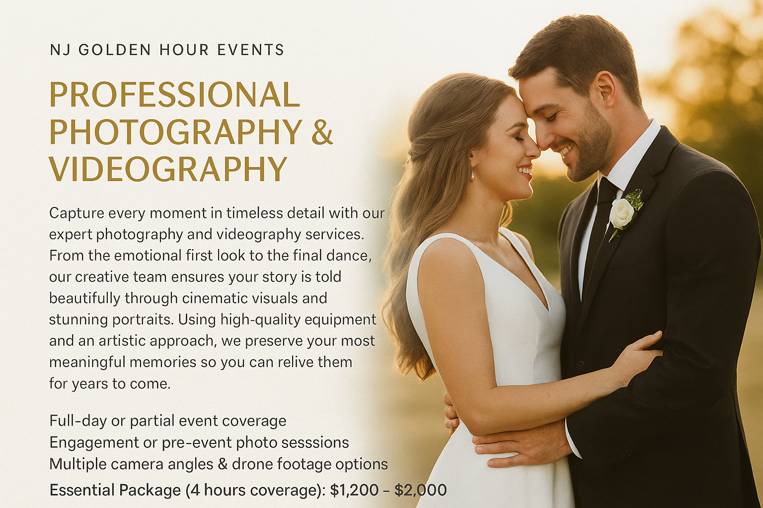 Professional Photography & Videography