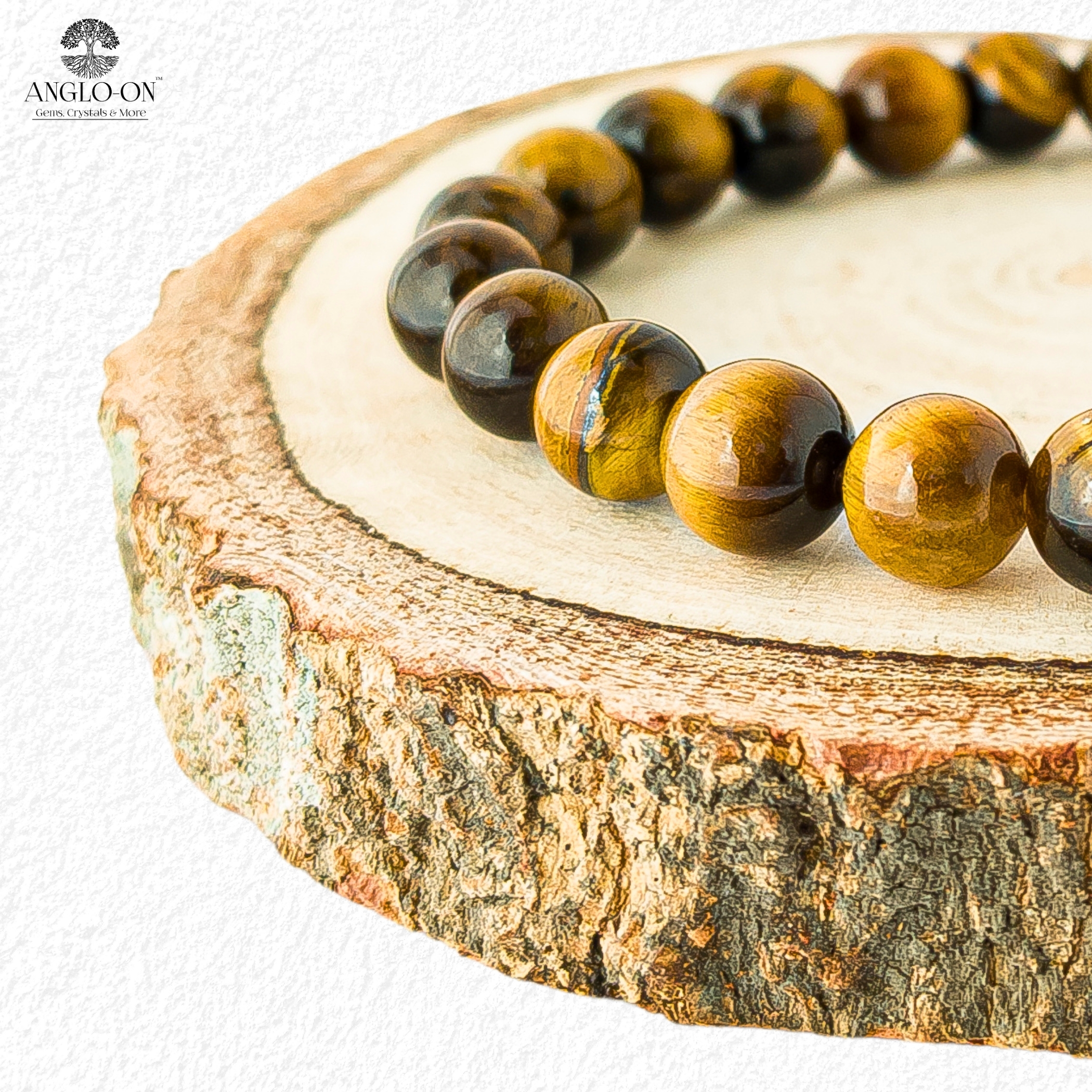 Natural Tiger Eye Bracelet 8mm