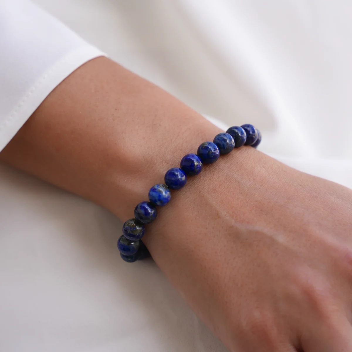 Natural Lapis Lazuli Bracelet – AAA Quality (8mm)