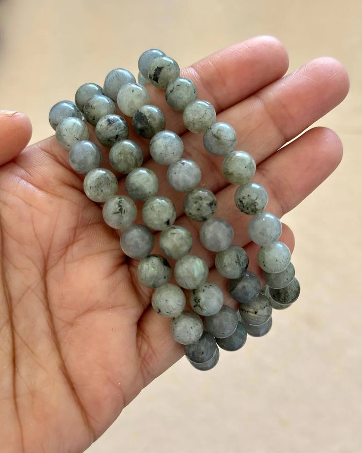 Natural Labradorite Bracelet 8mm